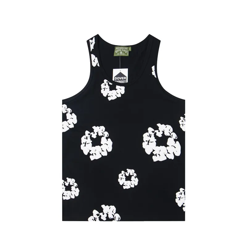 D303# P96 DENIM TEARS foam kapok sleeveless vest S-XL
